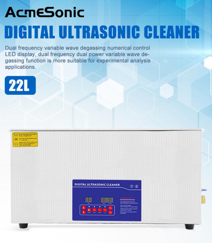 40K Dual Frequency Ultrasonic Cleaner 480w Ultrasonic Cleaning Machine 0