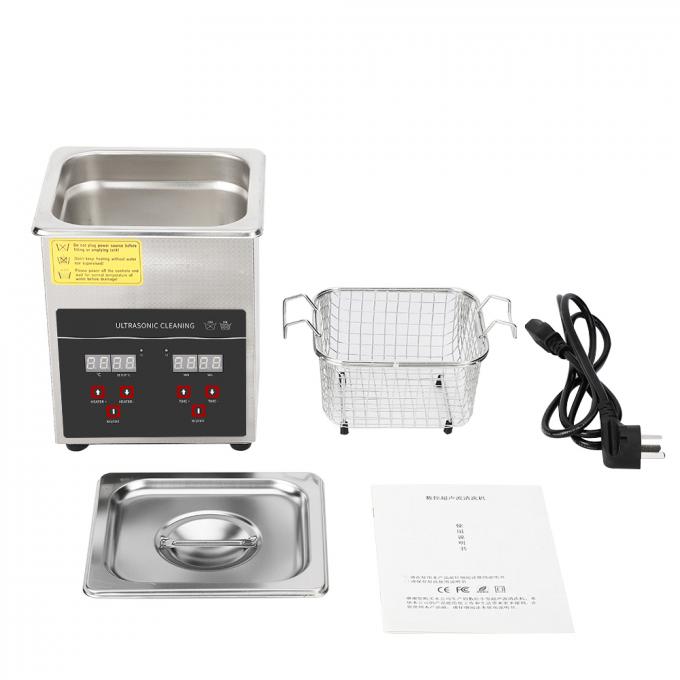 Immersion Ultrasonic Jewelry Cleaner Machine For Sterilizing 0